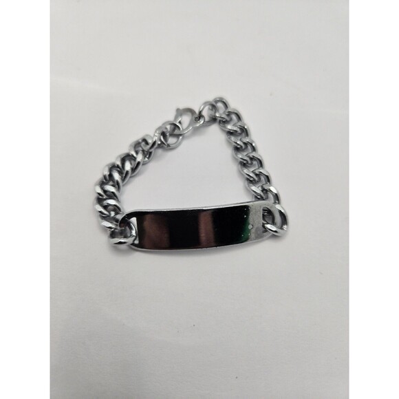 Stainless Steel Engravable ID Bracelet - Picture 1 of 3